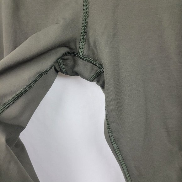 Lululemon Run for  Your Life Women's Leggings Crop Size 6 Green Mesh Rushed Camo - Picture 4 of 8
